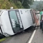 Personas heridas deja accidente entre autobús y un vehículo particular en CA-5  norte