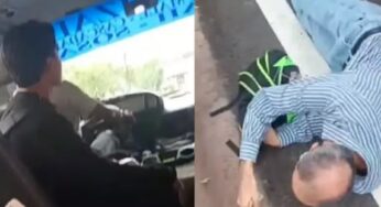 Pasajero cae de un rapidito en Tegucigalpa mientras conductor peleaba ruta